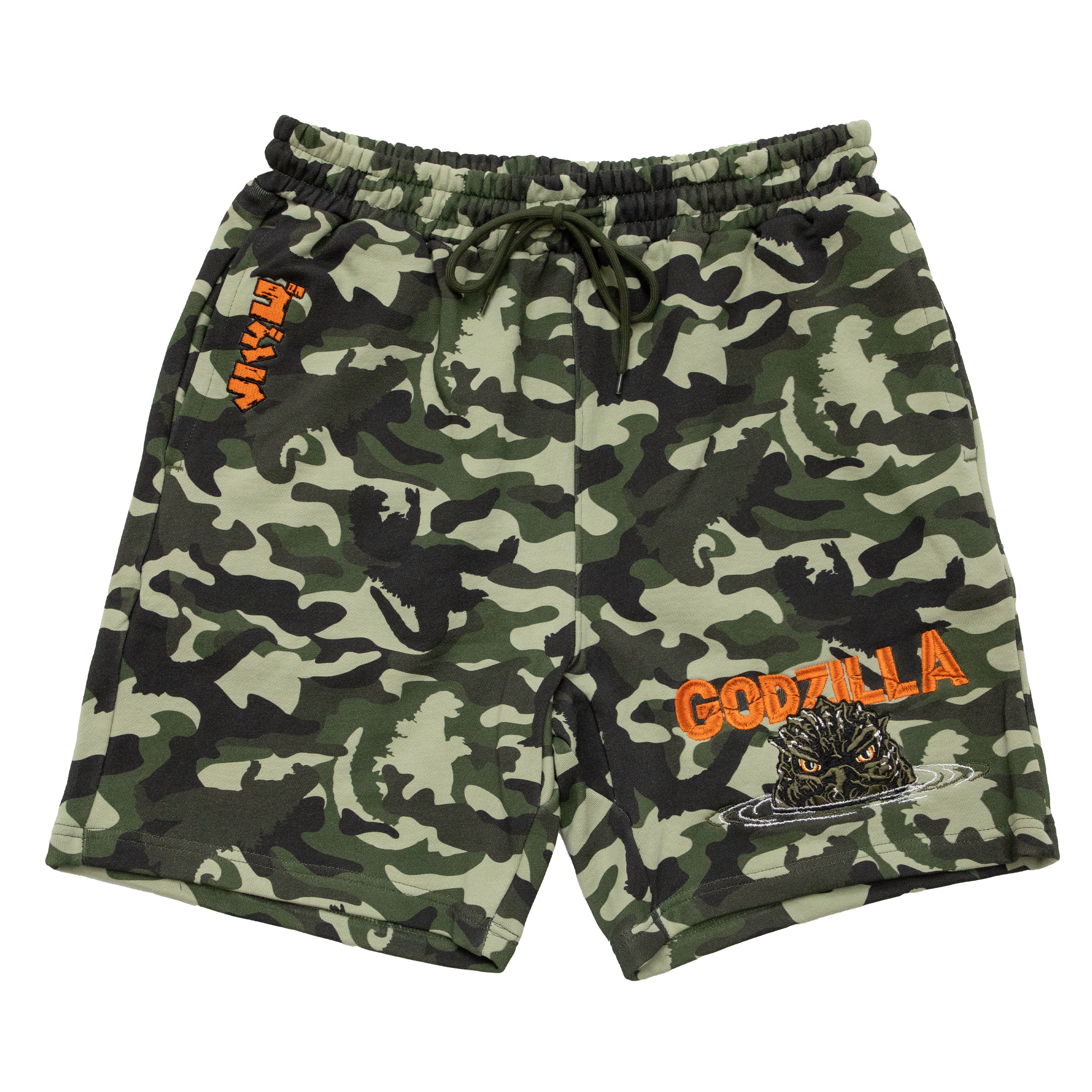 Godzilla Camo French Terry Shorts – Middle of Beyond