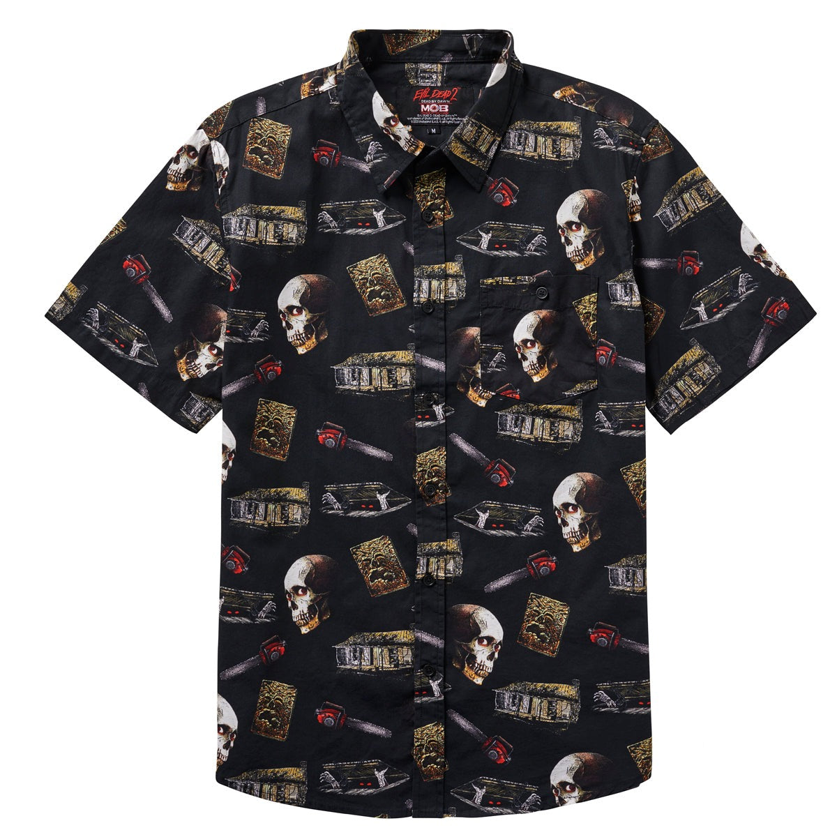 Evil Dead 2 Short Sleeve Button-Up Shirt Version 1