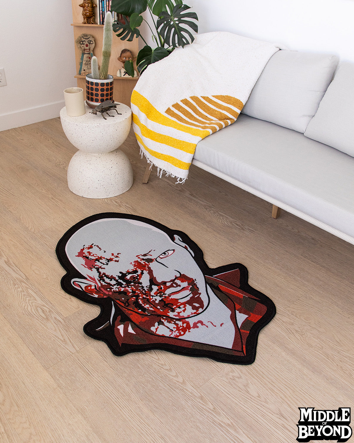 Zombie: Dawn of the Dead Plaid Zombie Rug ***PRE-ORDER***