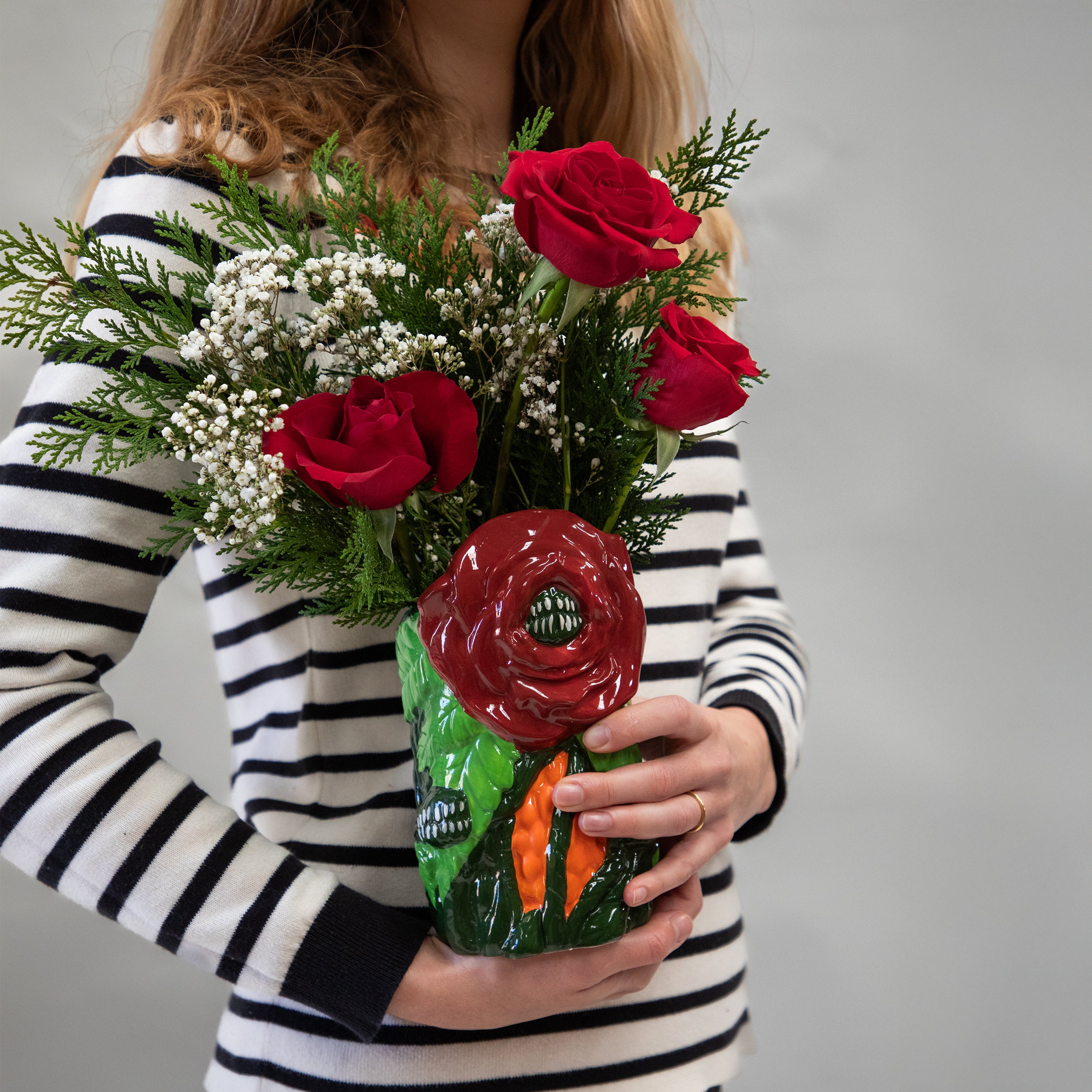 GOAT REDGODZILLA Lsizeフェーズガルデ　コラボ鉢　店頭限定 GOAT REDGODZILLA Lsizeフェーズガルデ コラボ鉢 店頭限定 テラコッタ