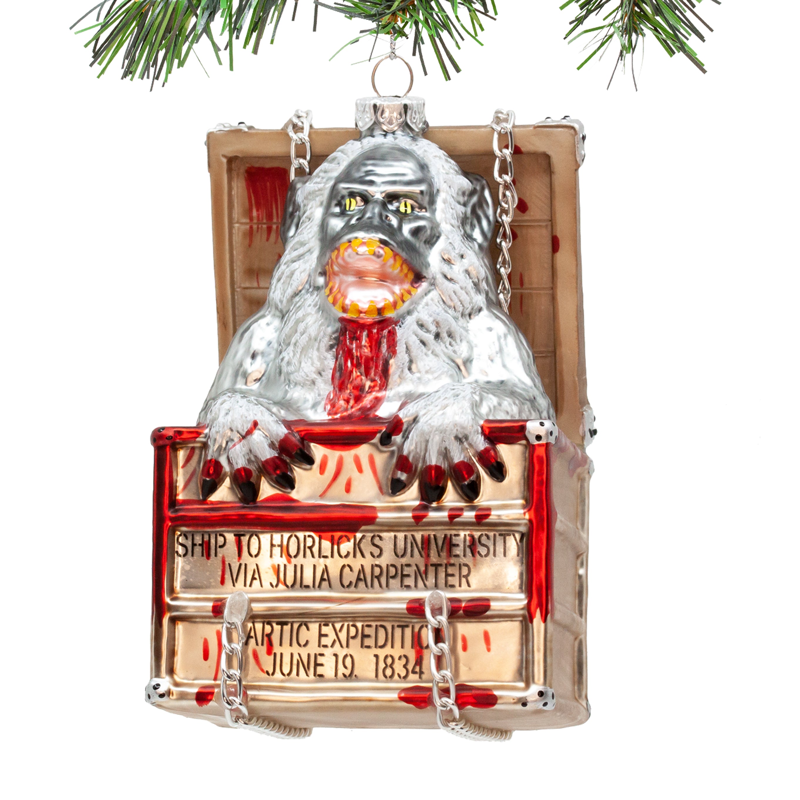 Creepshow The Crate Glass Ornament – Middle of Beyond