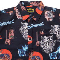 Demons Short Sleeve Button-Up Shirt