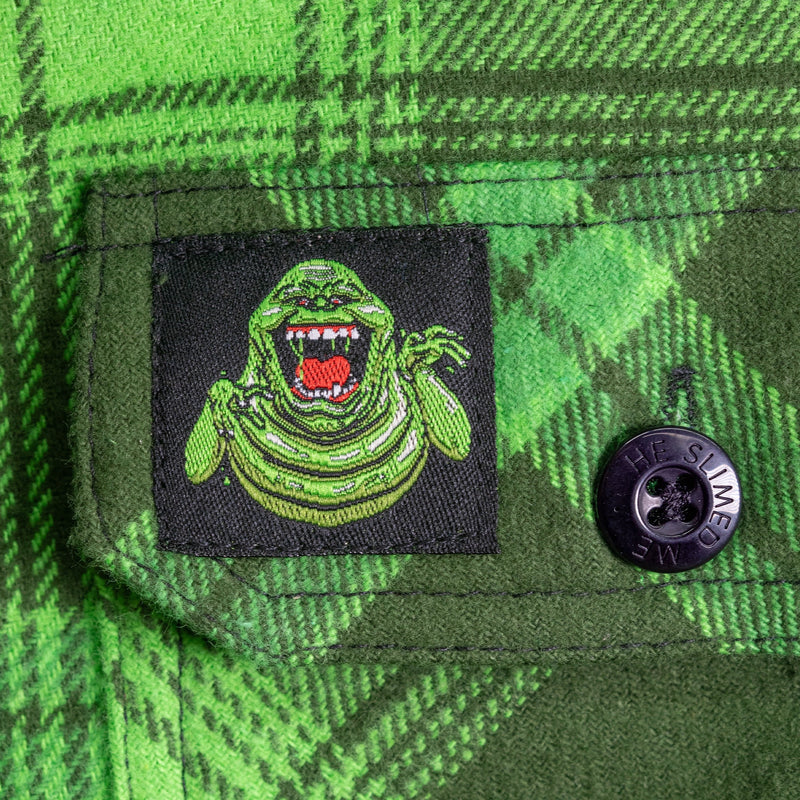 Ghostbusters Slimer Flannel