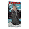 Godzilla and Minilla Lightweight Beach Towel