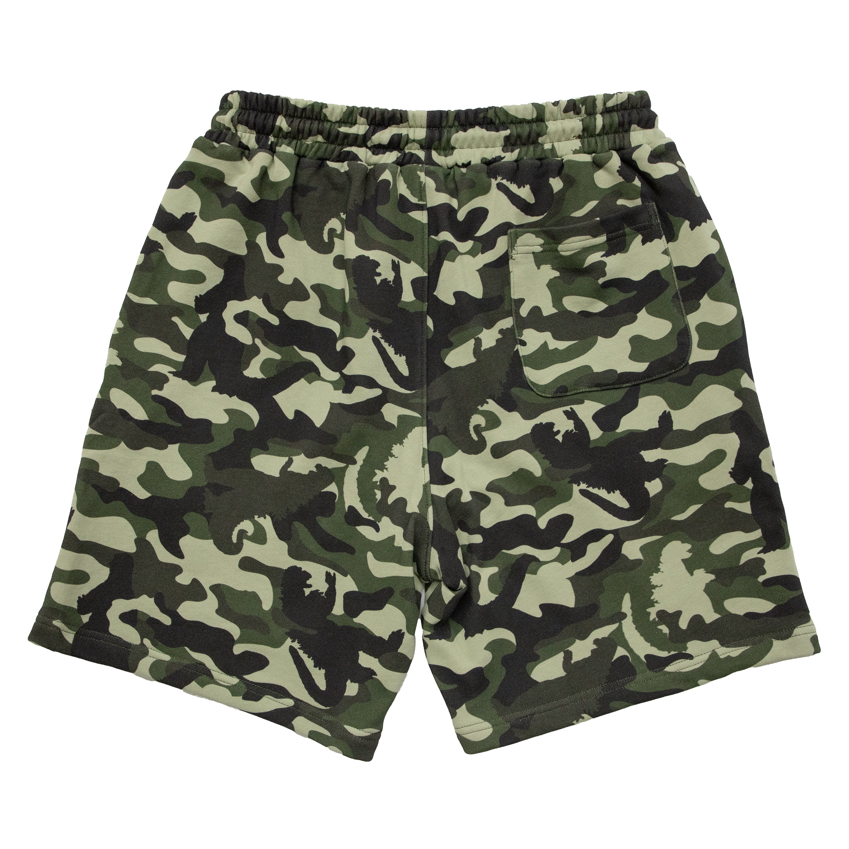 Godzilla Camo French Terry Shorts – Middle of Beyond