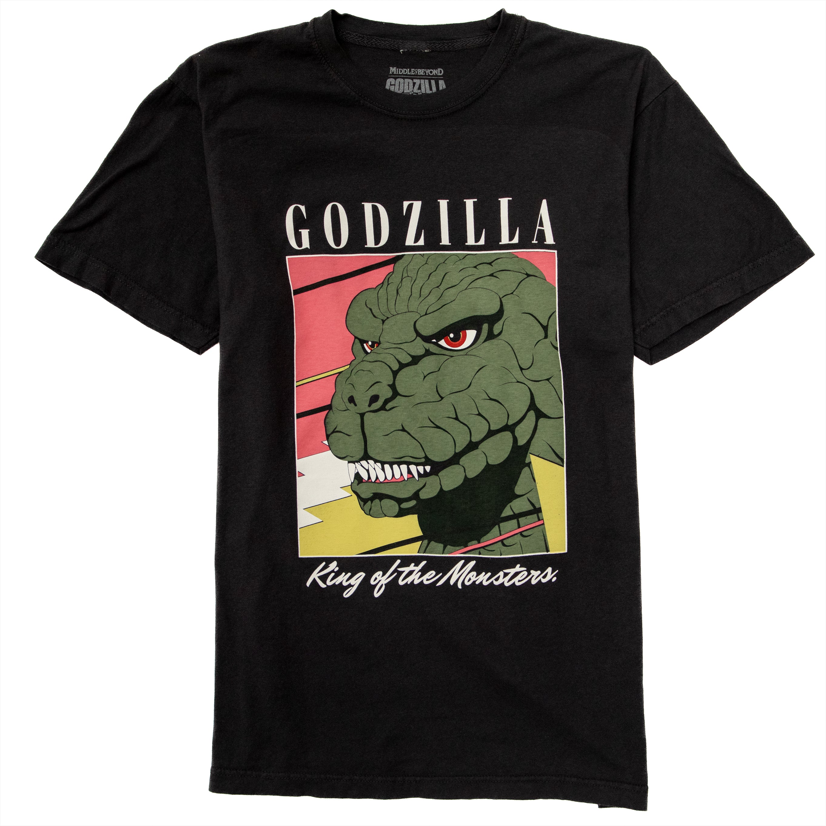 Maglietta Uomo Godzilla – Licenza Ufficiale, Vintage, 100% Cotone, Taglie S-XXXL