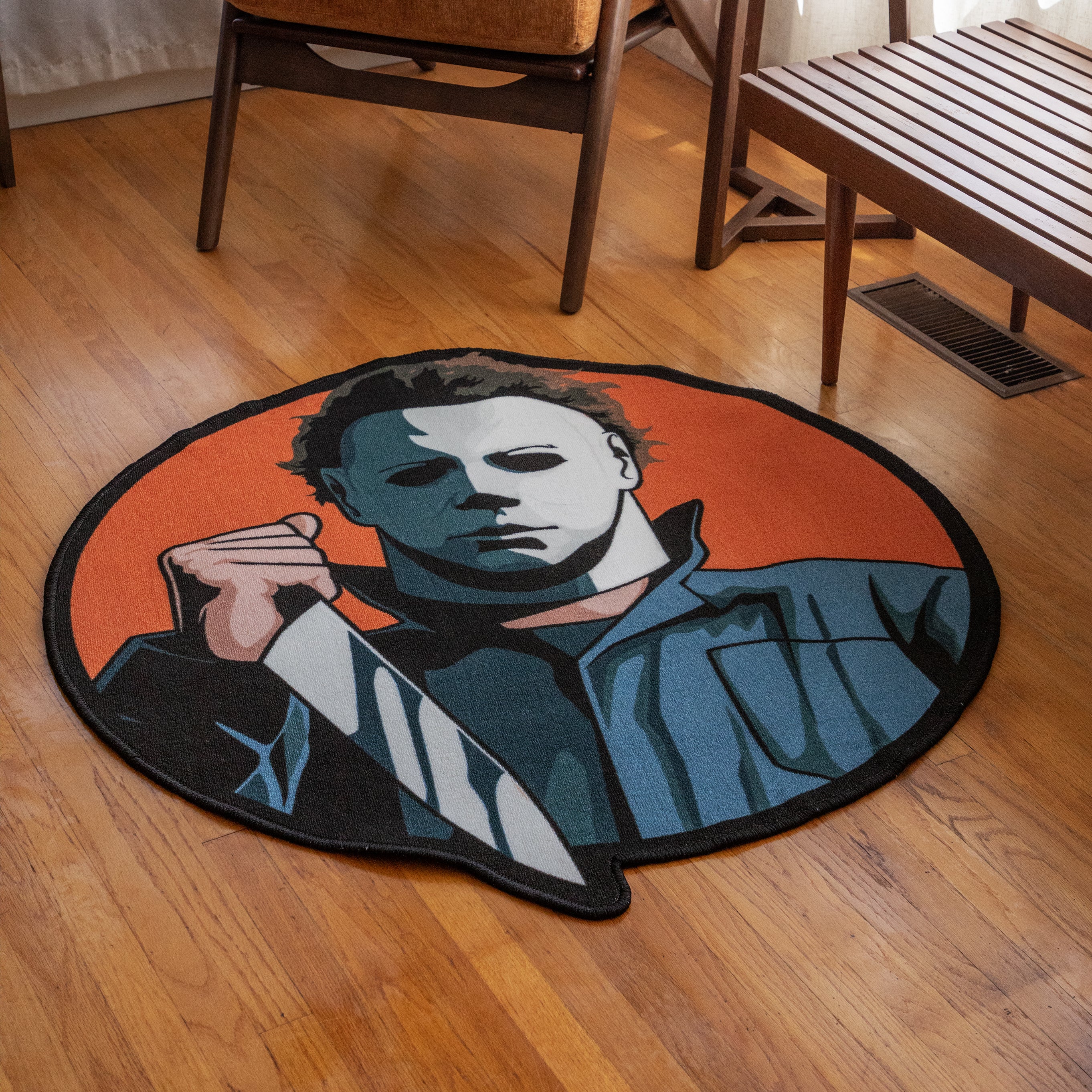 Michael Myers hotsell halloween rug custom