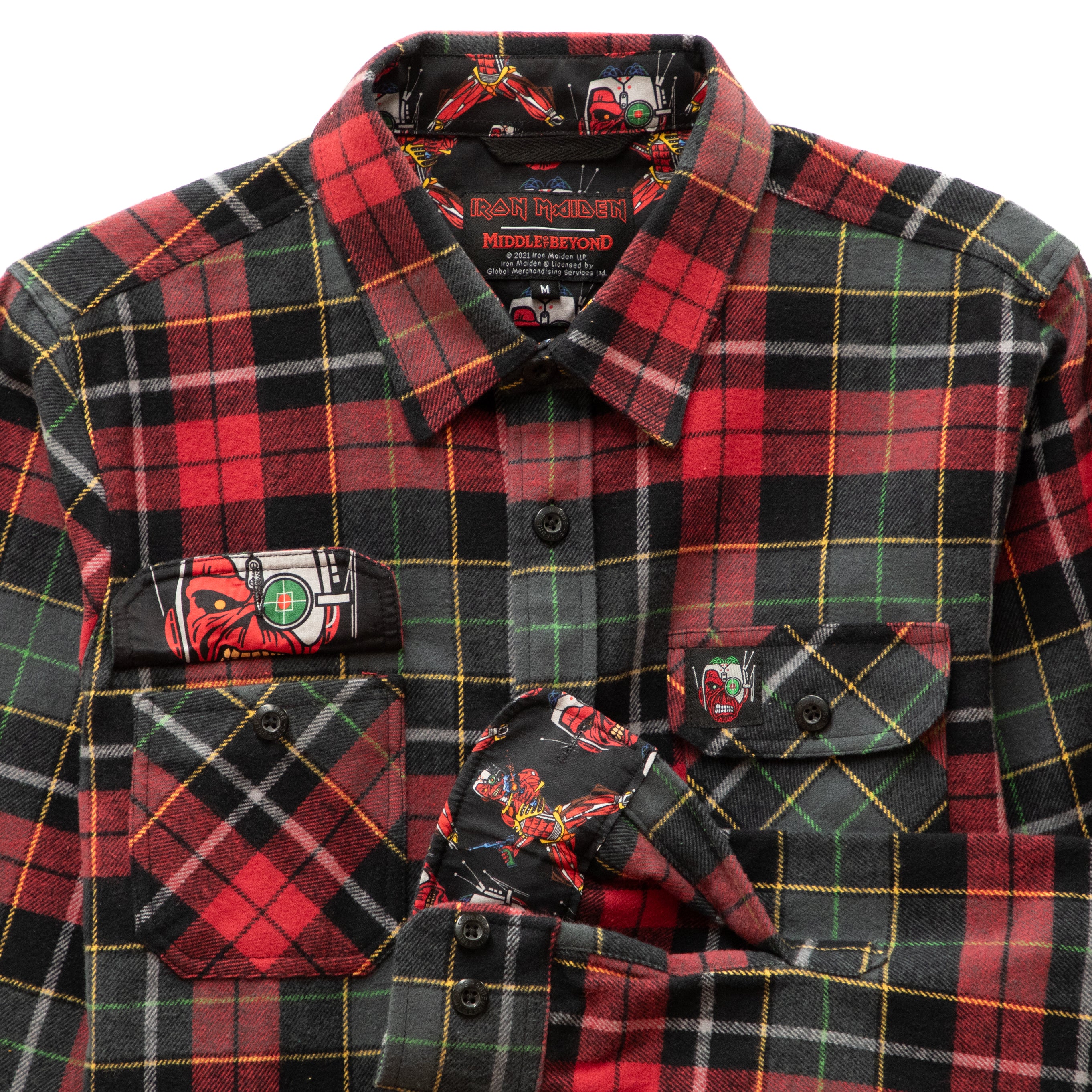 Iron Maiden Somewhere In Time Flannel – Middle of Beyond