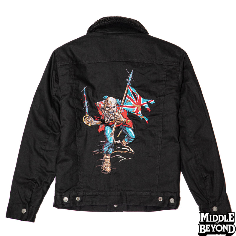 Iron Maiden The Trooper Sherpa Collar Jacket