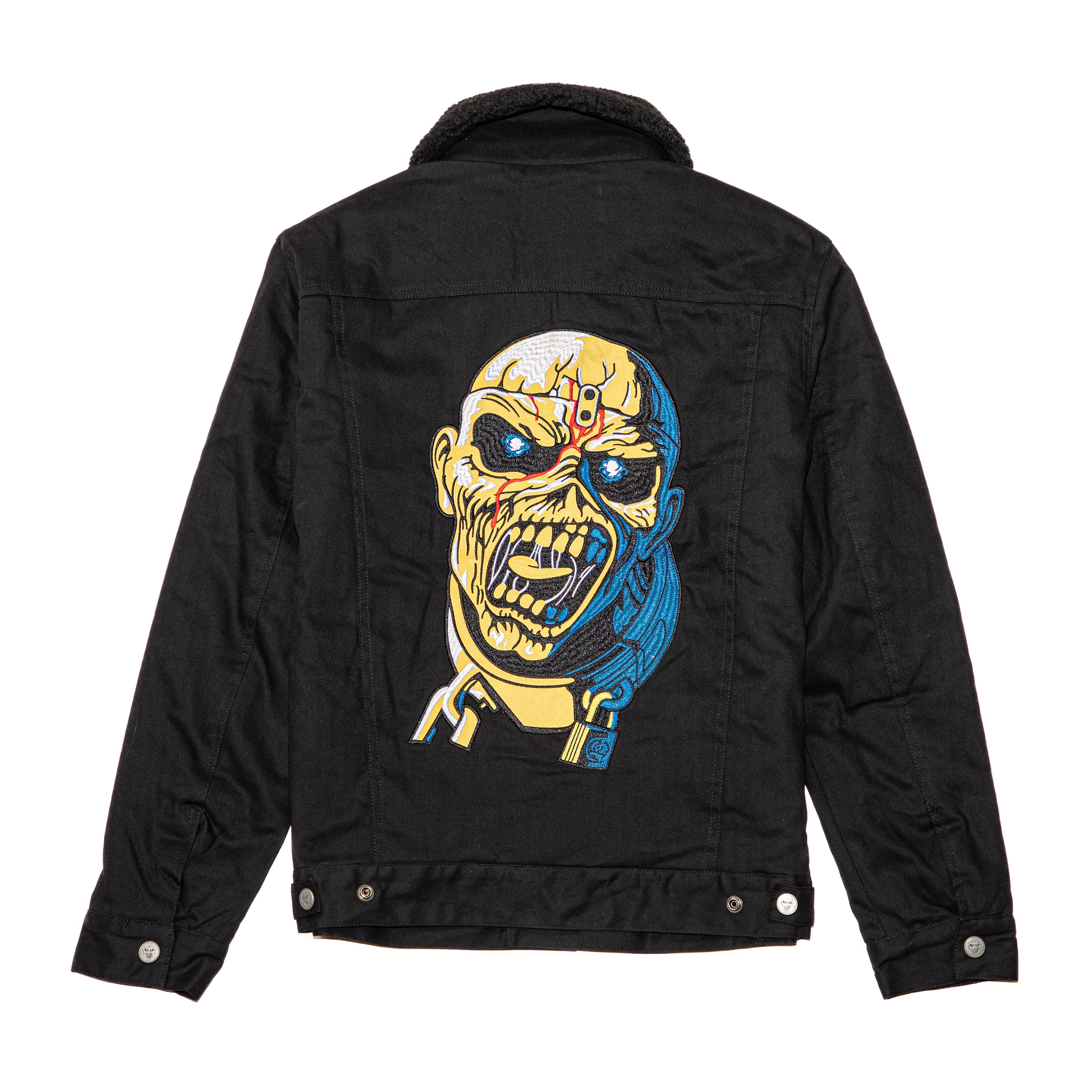 Iron maiden fashion denim vest