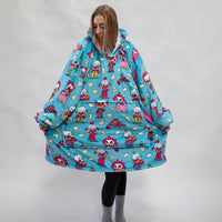 Killer Klowns From Outer Space Chibi Fleece Hoodie