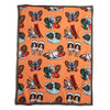 Godzilla Mothra Chibi Throw Blanket