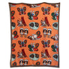 Godzilla Mothra Chibi Throw Blanket