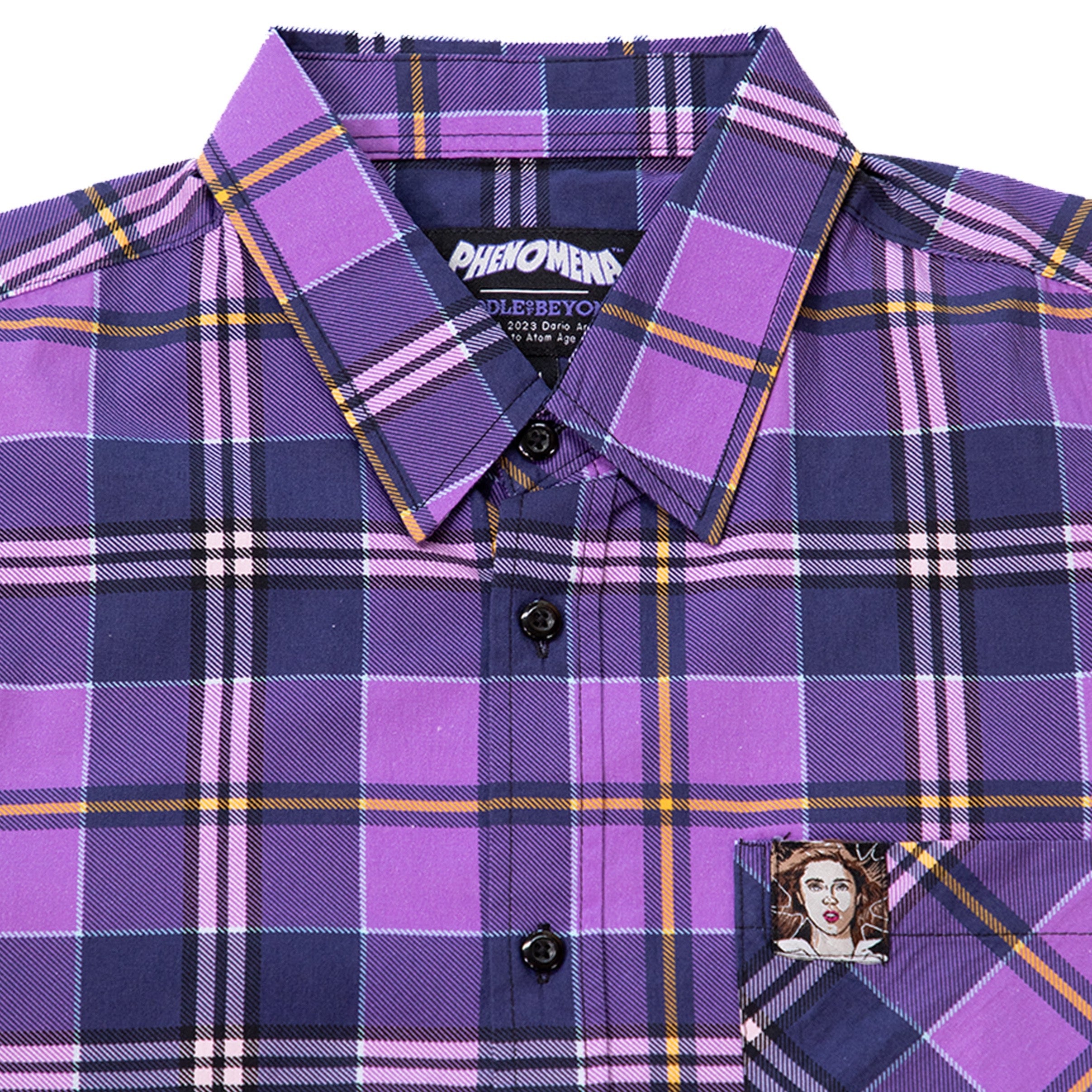 Phenomena Plaid Short Sleeve Button-Up Shirt – Middle of Beyond