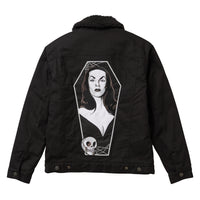 Vampira Sherpa Collar Jacket