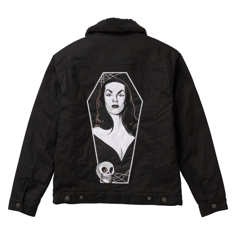 Vampira Sherpa Collar Jacket