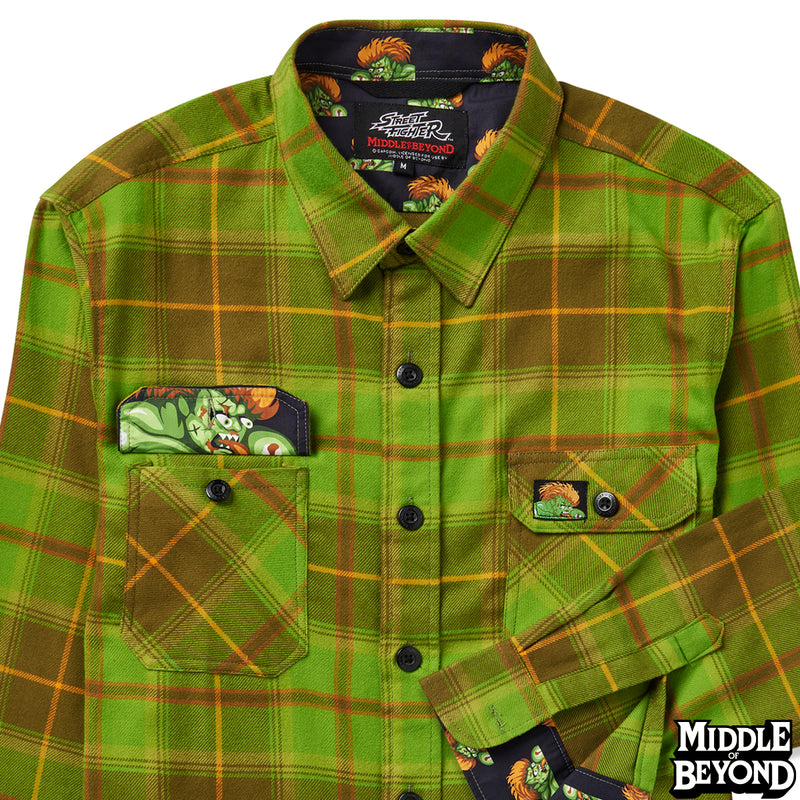 Street Fighter Blanka Flannel