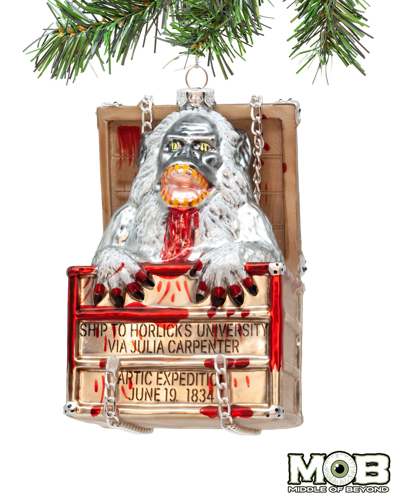Creepshow The Crate Glass Ornament
