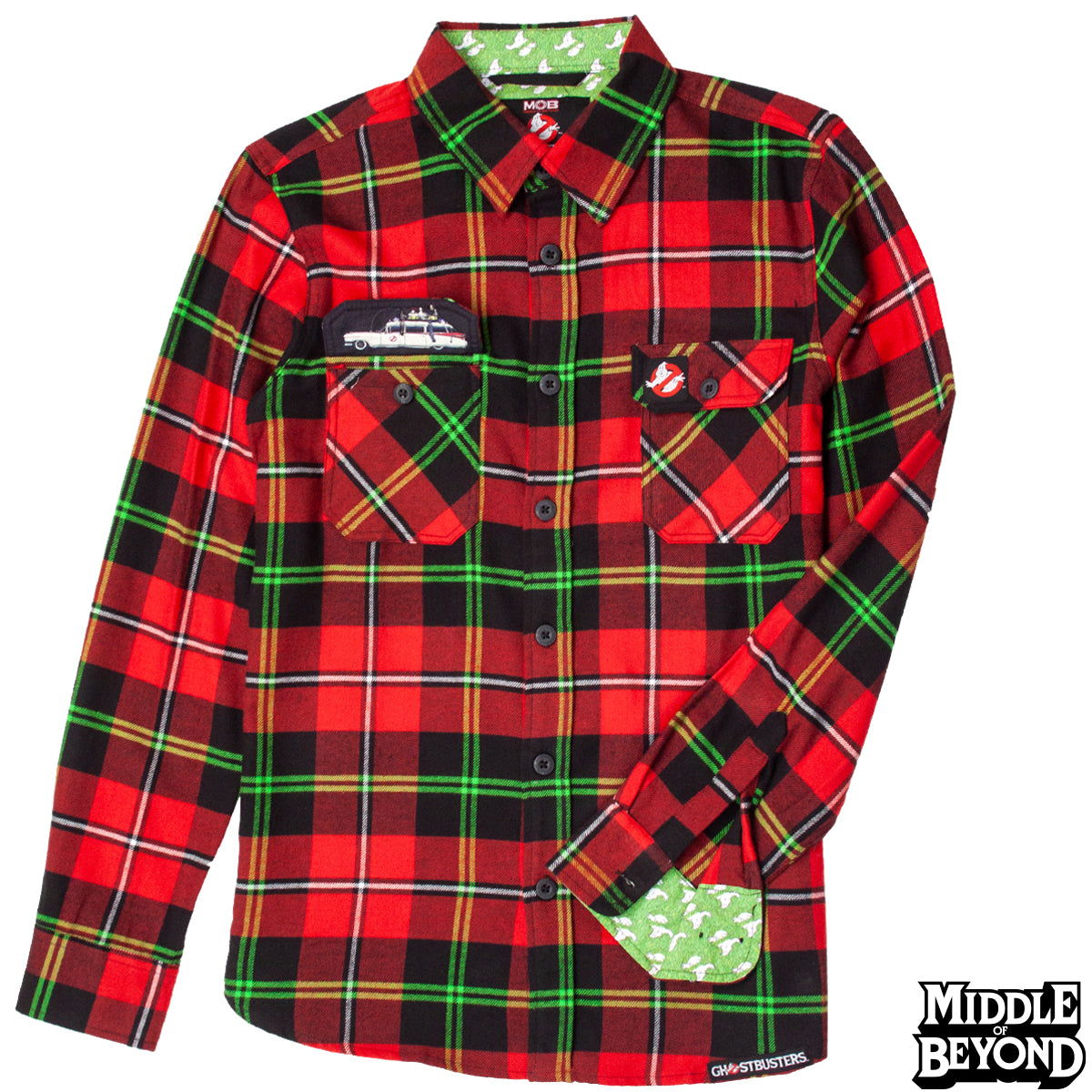 Ghostbusters Logo Flannel