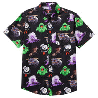 Ghostbusters Entities Short Sleeve Button-Up Shirt