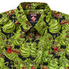 Ghostbusters Green Slimer Short Sleeve Button-Up Shirt