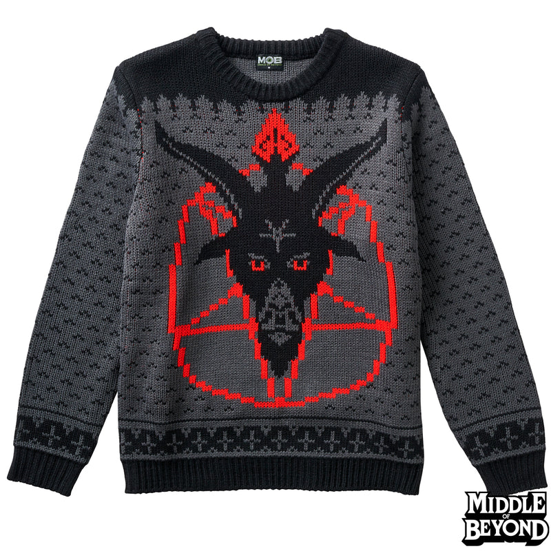 Goat Head Pentagram Sweater