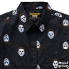 Halloween Michael Myers Short Sleeve Button-Up Shirt