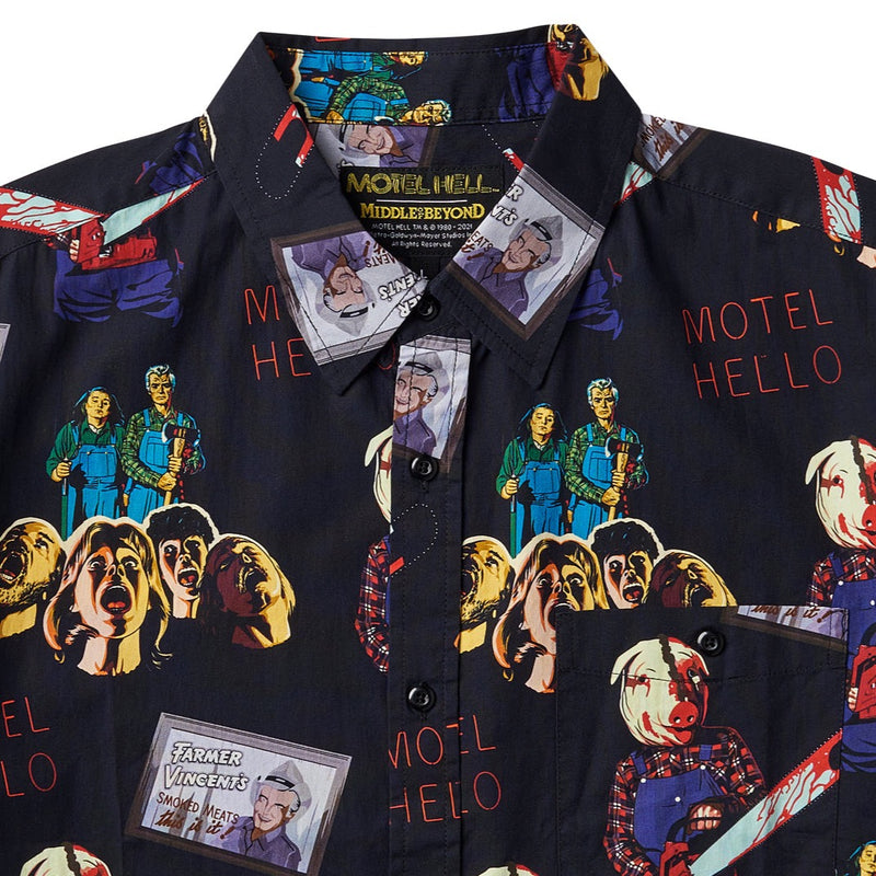 Motel Hell Sleeve Button-Up Shirt