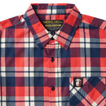 Motel Hell Plaid Short Sleeve Button-Up Shirt