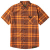 Pumpkinhead Plaid Short Sleeve Button-Up Shirt