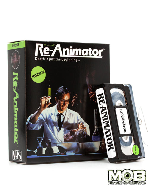 Re-Animator VHS Glass Ornament