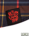 Return of the Living Dead Plaid Short Sleeve Button-Up Shirt