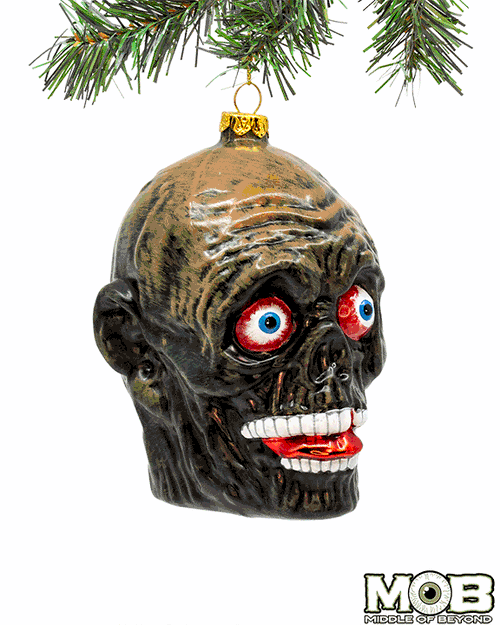 Return of the Living Dead Tarman Head Glass Ornament