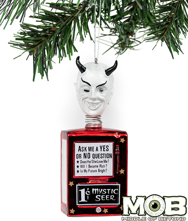 Twilight Zone - Nick of Time Mystic Seer Glass Ornament