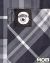 Twilight Zone Plaid Short Sleeve Button-Up Shirt