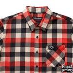 Twin Peaks Plaid Short Sleeve Button-Up Shirt